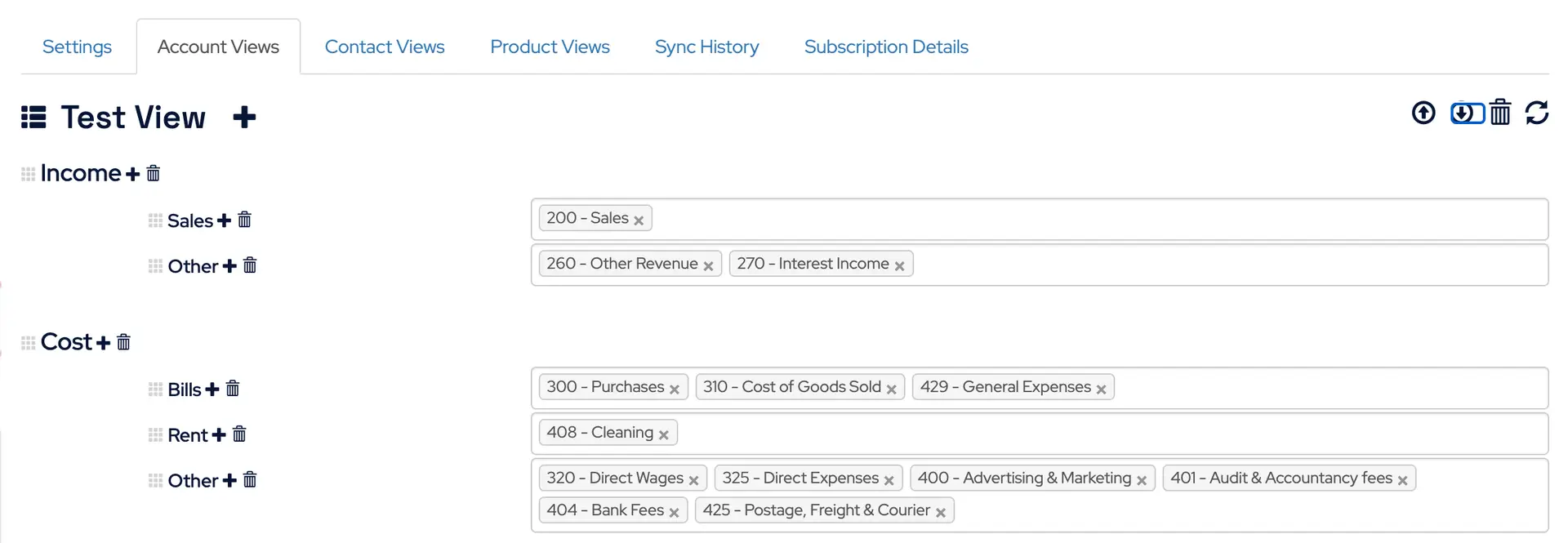 Connectorly Account Views