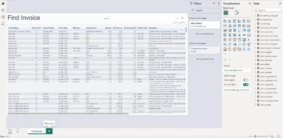 Connectorly Find Invoice template