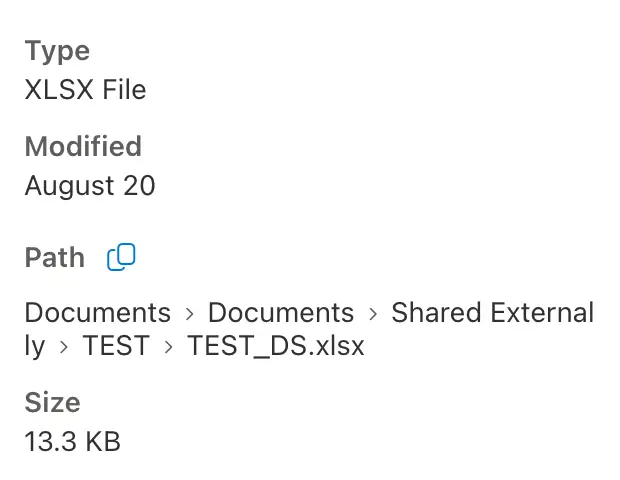 SharePoint file path
