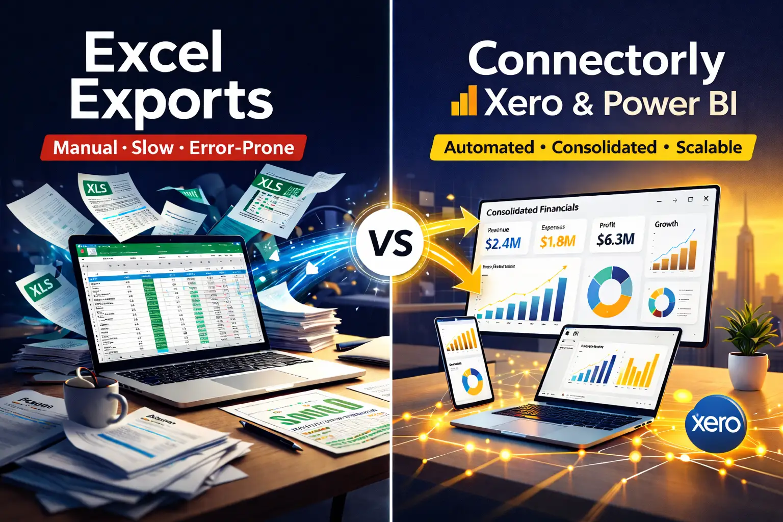 Connectorly vs Manual Excel Export from Xero- Which Is Better for Financial Reporting