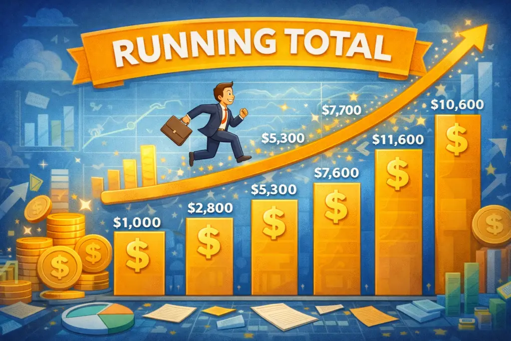 Running total