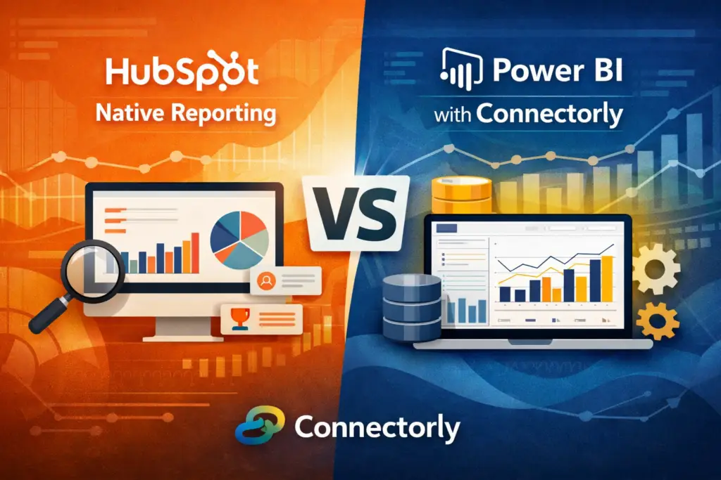 HubSpot Native Reporting vs Power BI with Connectorly