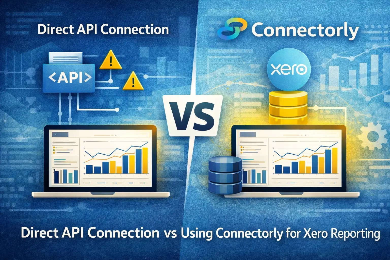 Direct API Connection vs Using Connectorly for Xero Reporting