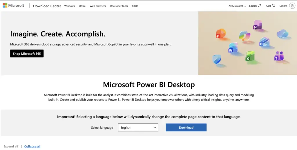 Power BI Desktop Download