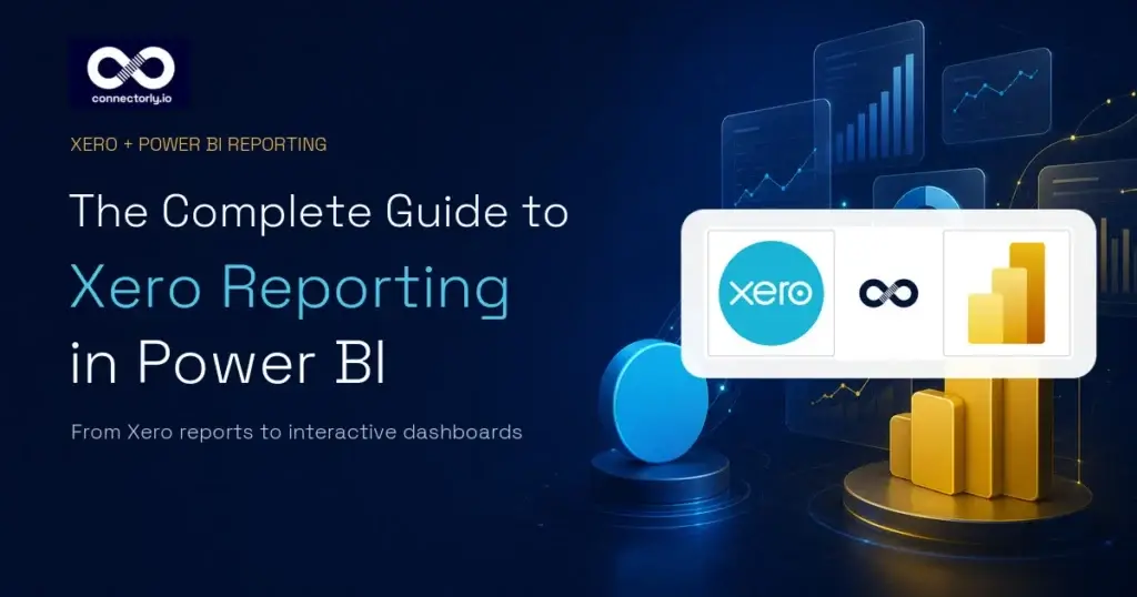 Xero reporting in Power BI with Connectorly data integration and financial dashboards