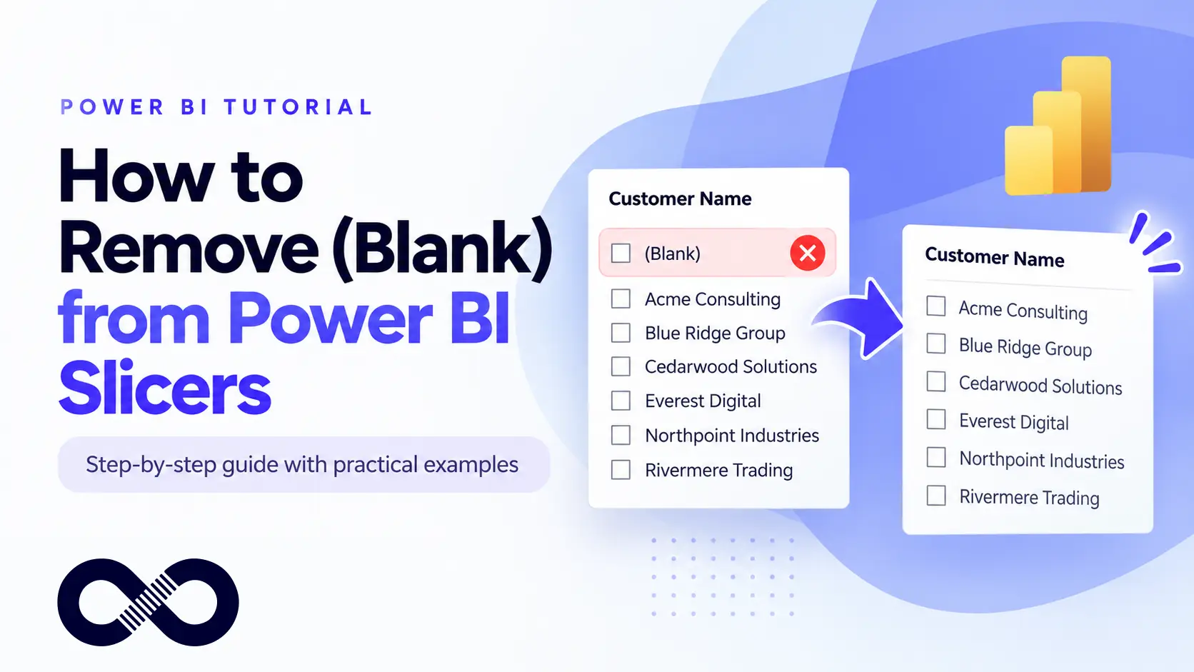 How to remove (Blank) from Power BI slicers — Connectorly tutorial